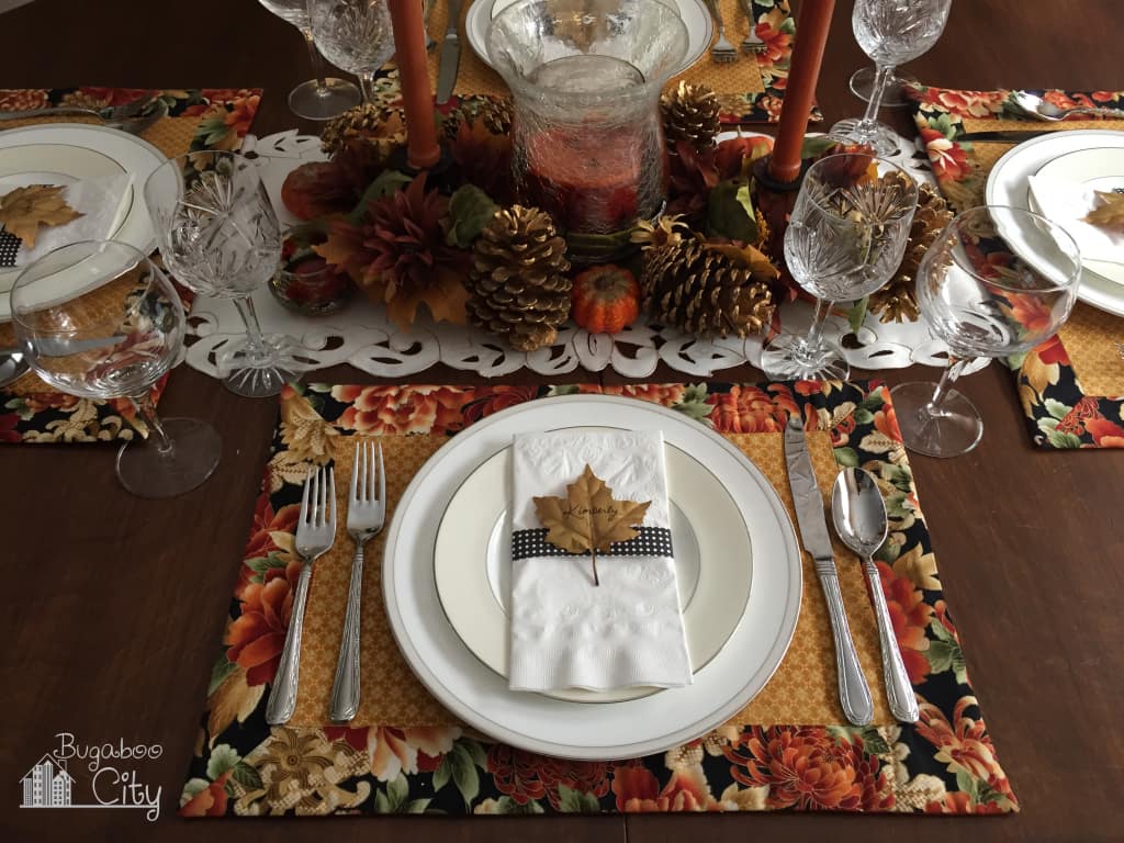 Thanksgiving Table setting
