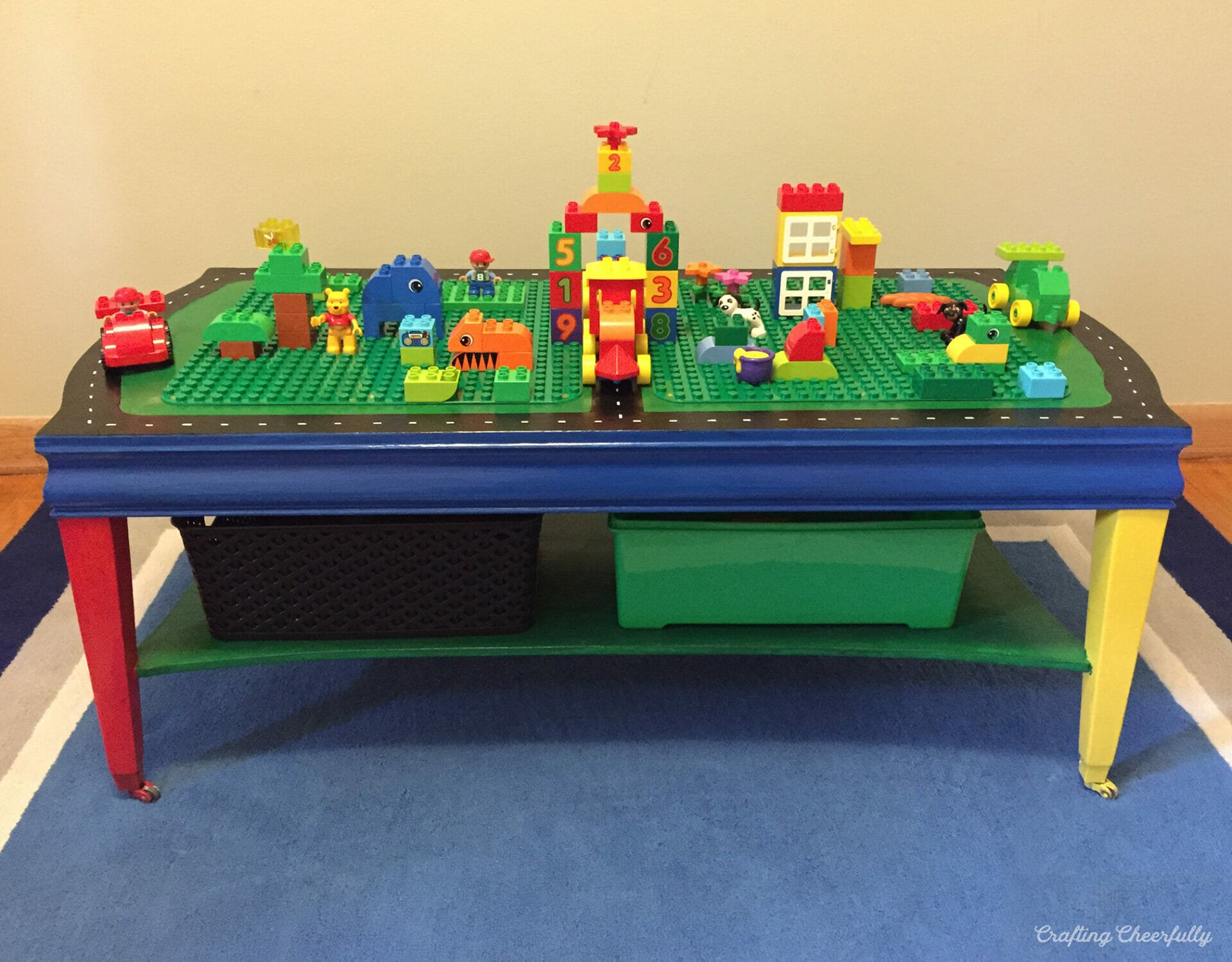 How To Build A LEGO Table With Storage: A Simple DIY Project