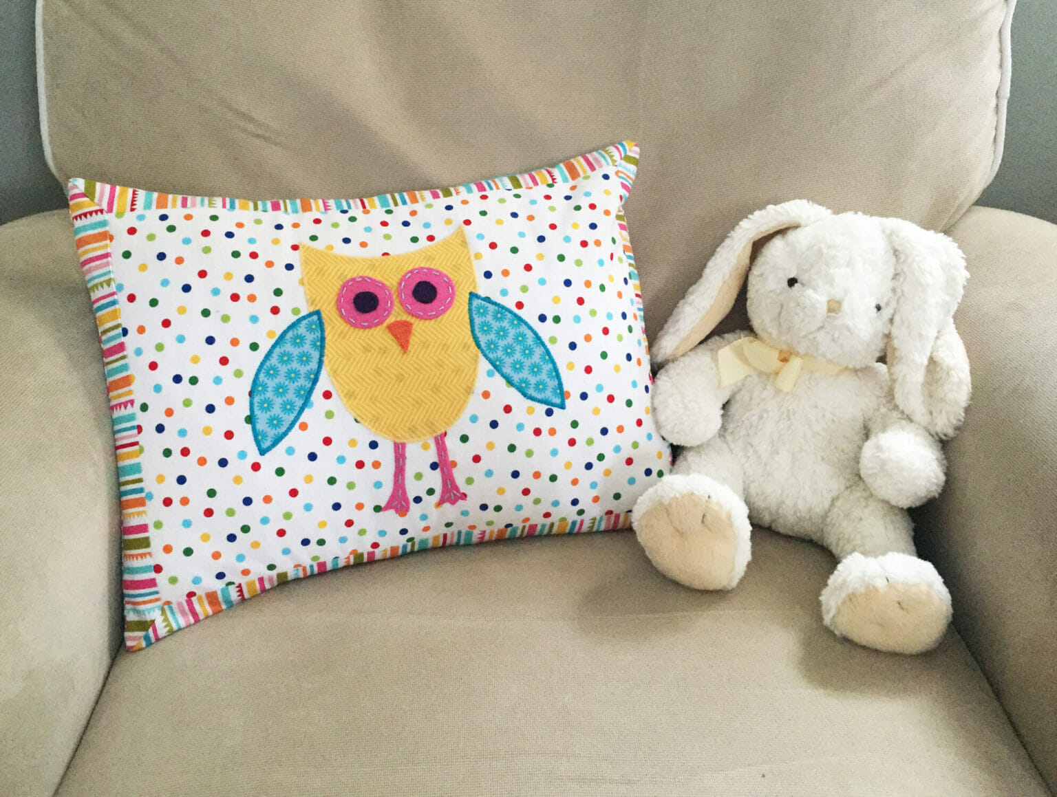 DIY Animal Appliqué Pillows for Children - Crafting Cheerfully