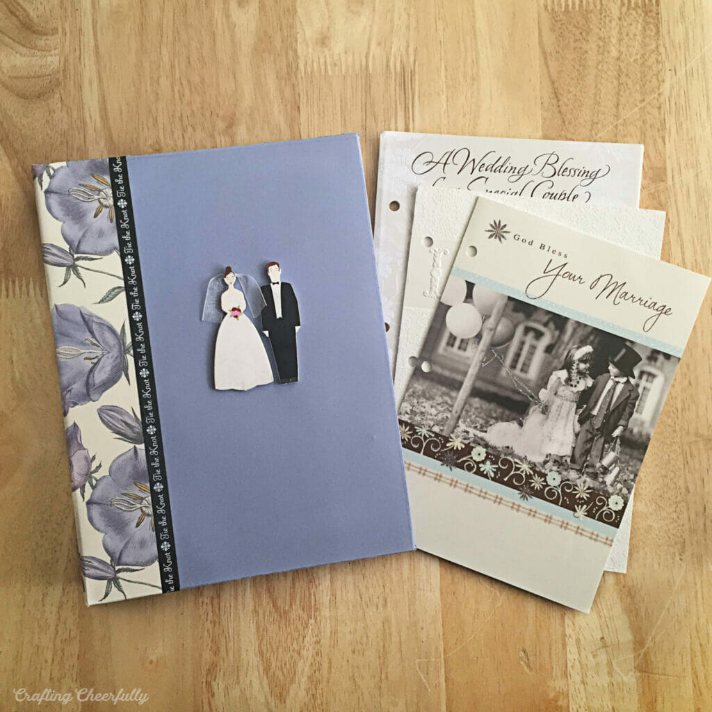 DIY Wedding Card Keepsake Book Crafting Cheerfully
