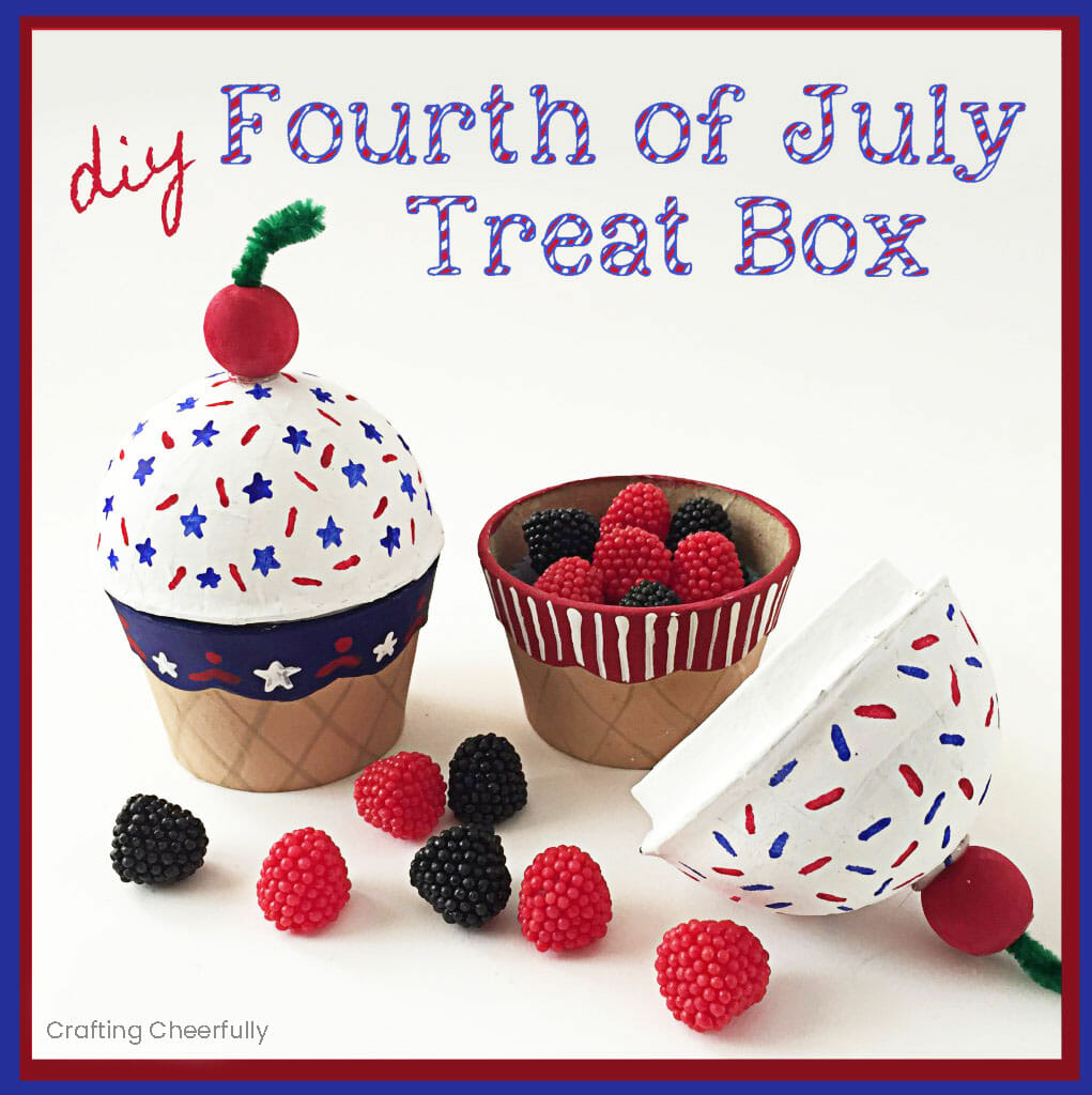DIY Fourth of July Treat Boxes.