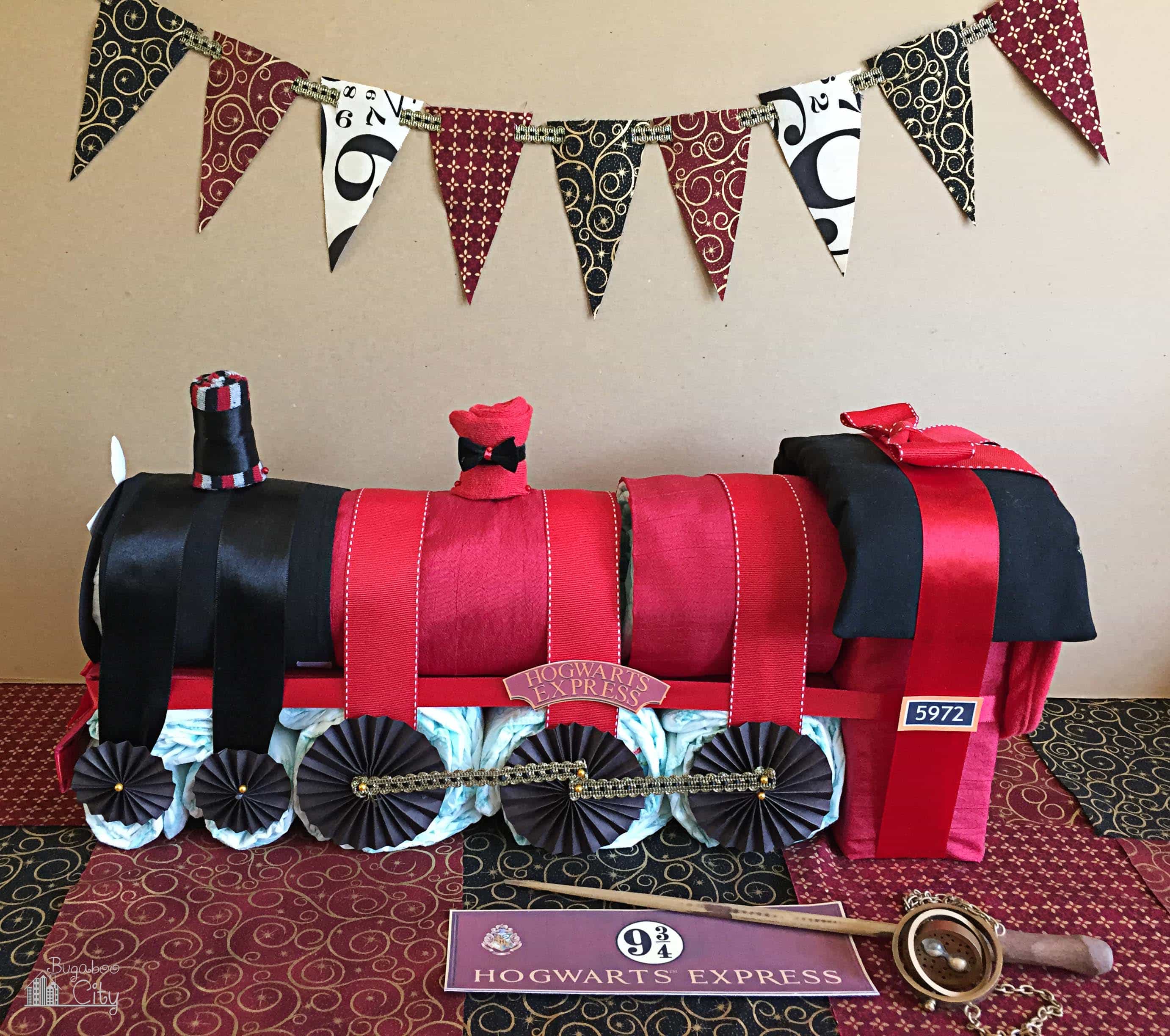 harry potter diaper cake