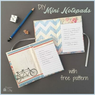 DIY Mini Notepads - Crafting Cheerfully