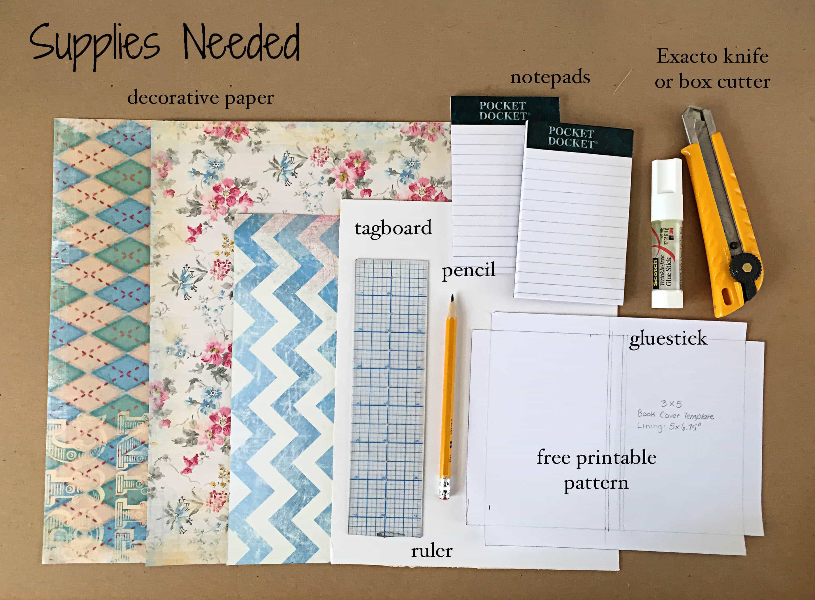 diy mini notepads crafting cheerfully