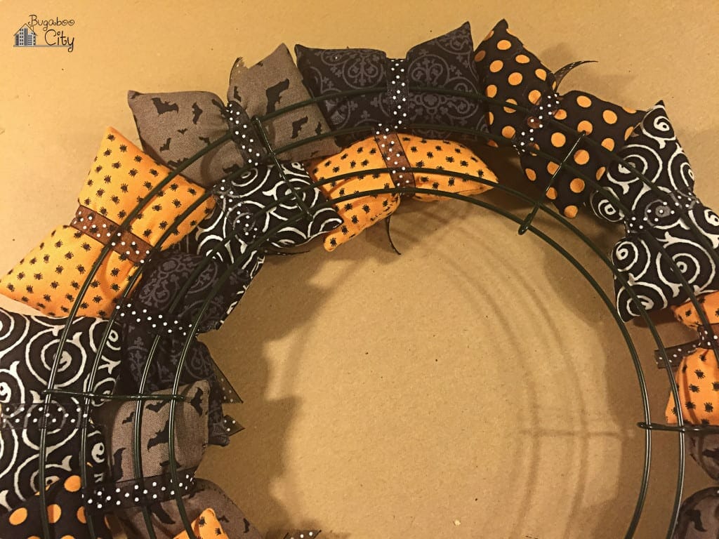 DIY Halloween Pillow Wreath Sewing Tutorial Crafting Cheerfully