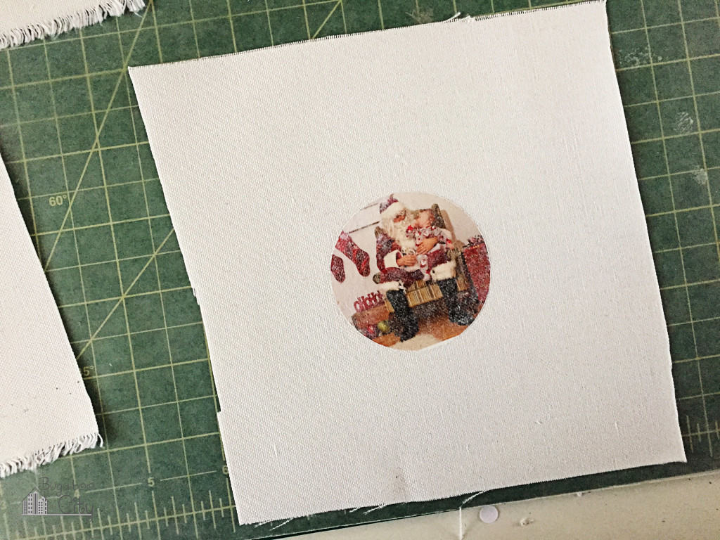 DIY Embroidery Hoop Photo Ornament 