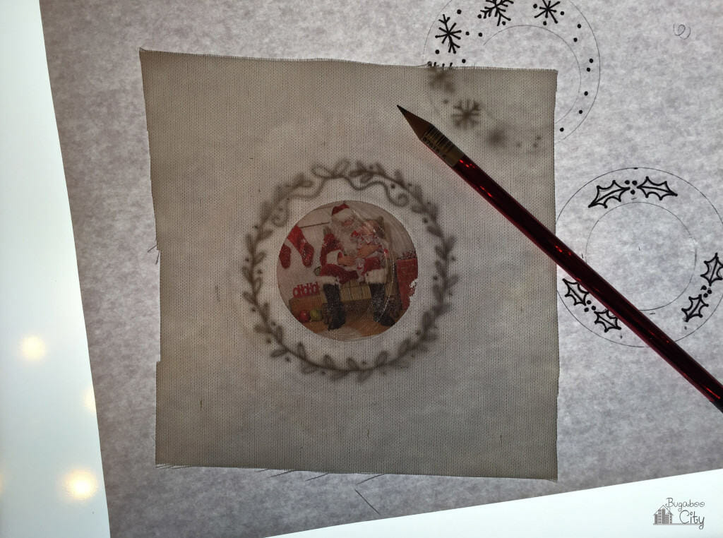 DIY Embroidery Hoop Photo Ornament 