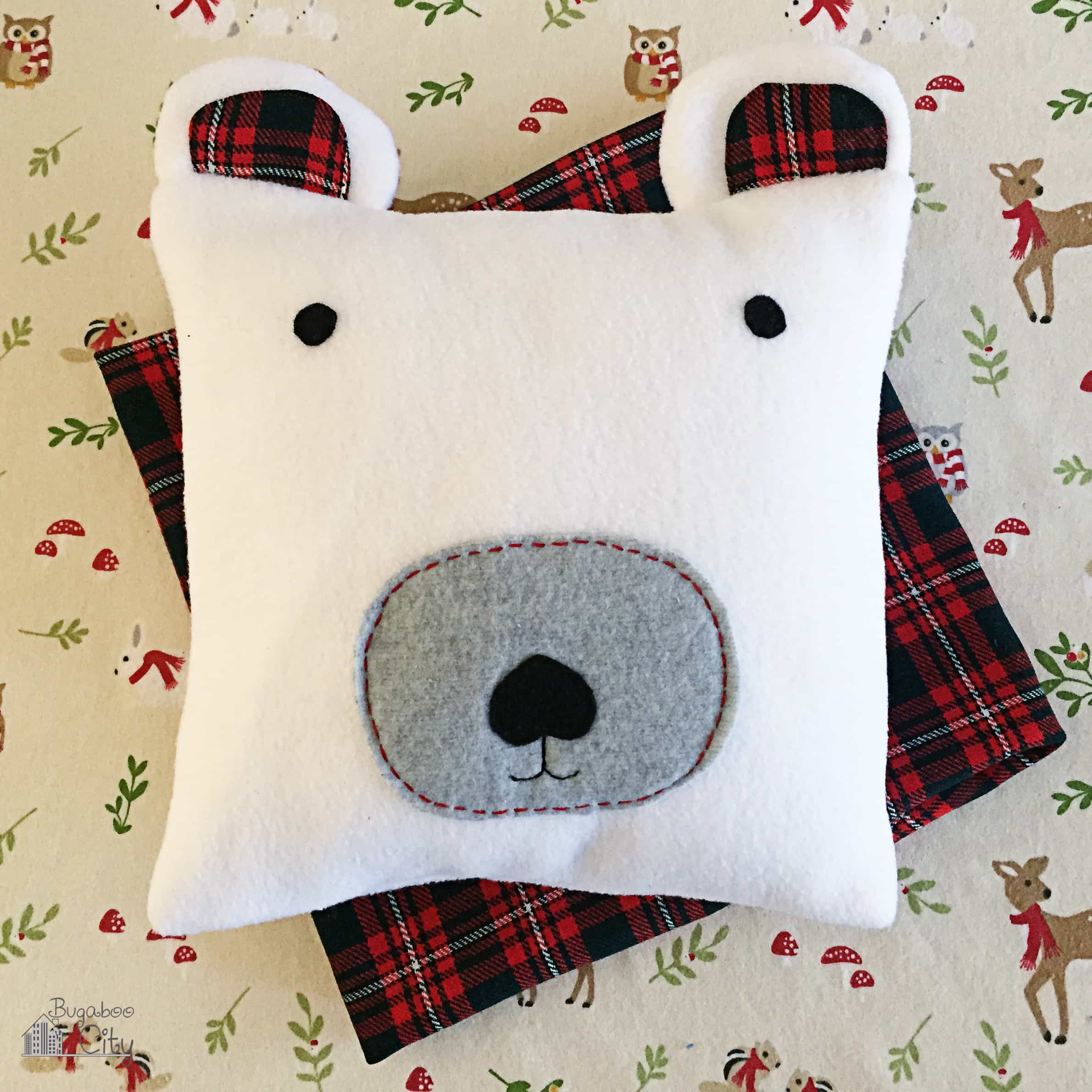 Polar bear pillows deals