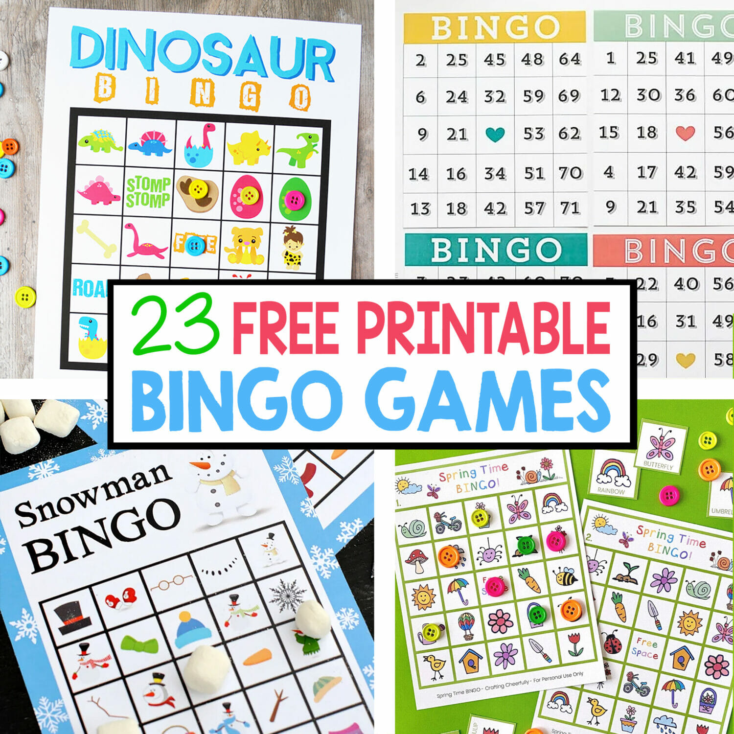 Bingo Cards For Kids