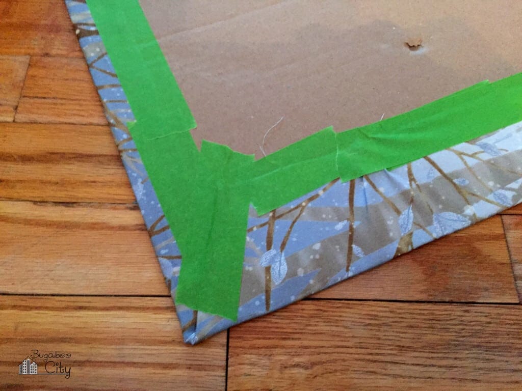 DIY Fabric Food Table Backdrop