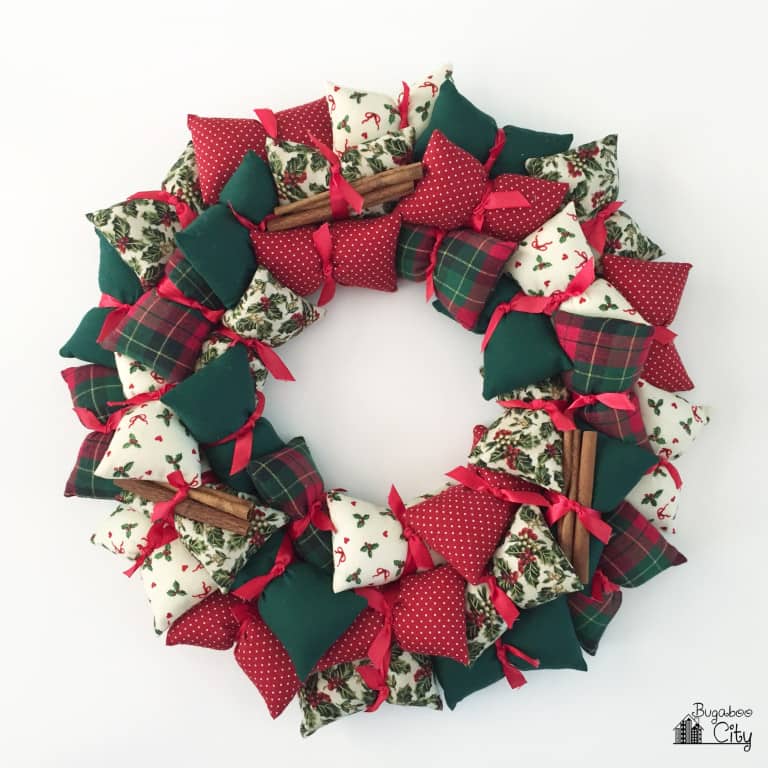 Holiday Pillow Wreath