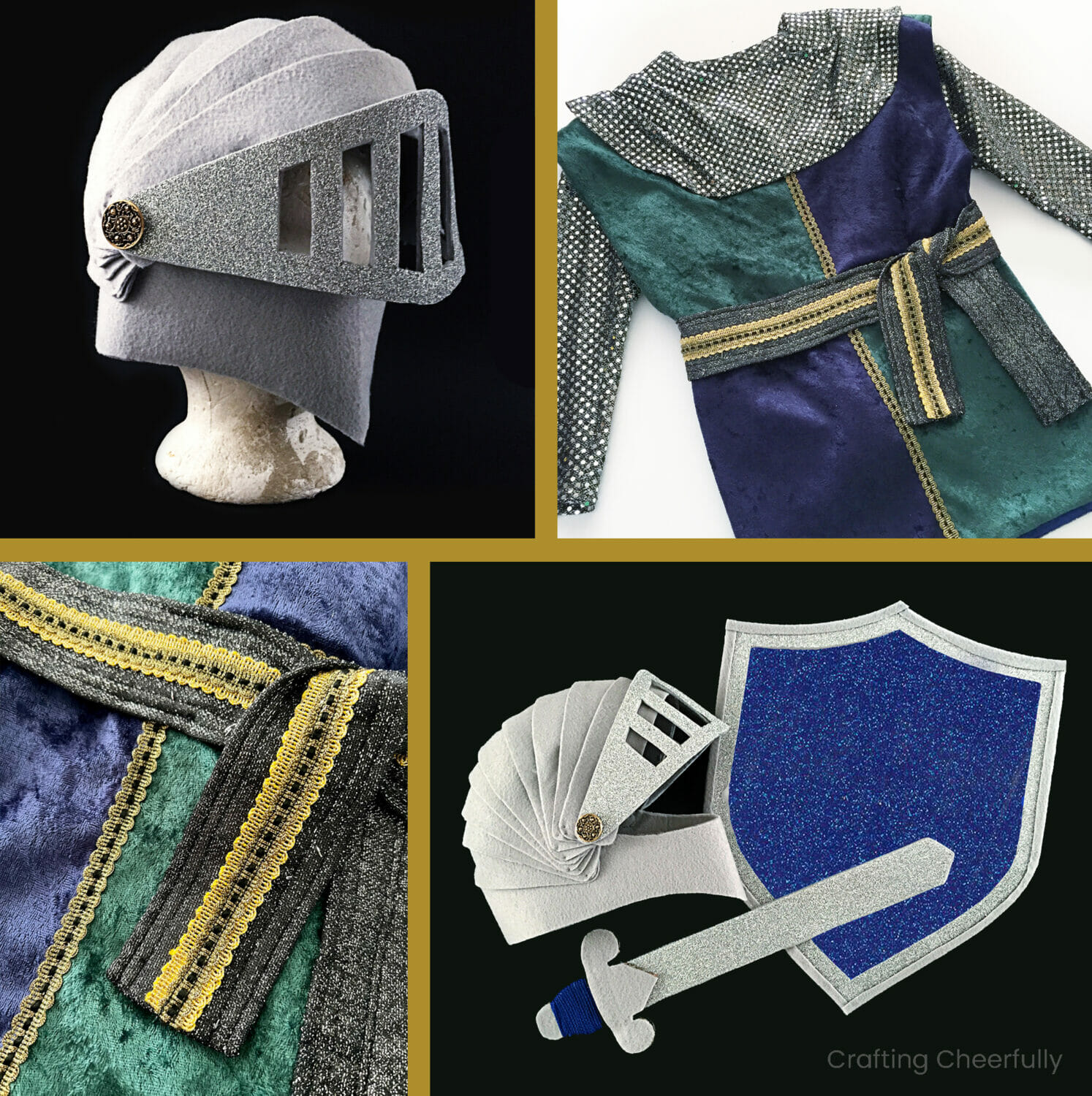 Armor Knight Medieval T-Shirt Costume