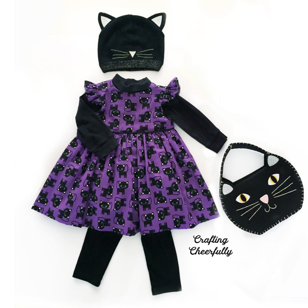 DIY Halloween Black Cat Treat Bag Crafting Cheerfully