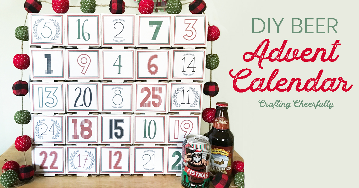 Diy Beer Advent Calendar Crafting Cheerfully - Diy Beer Advent Calendar Box Diy Beer Advent Calendar Crafting Cheerfully - Diy Beer Advent Calendar Box