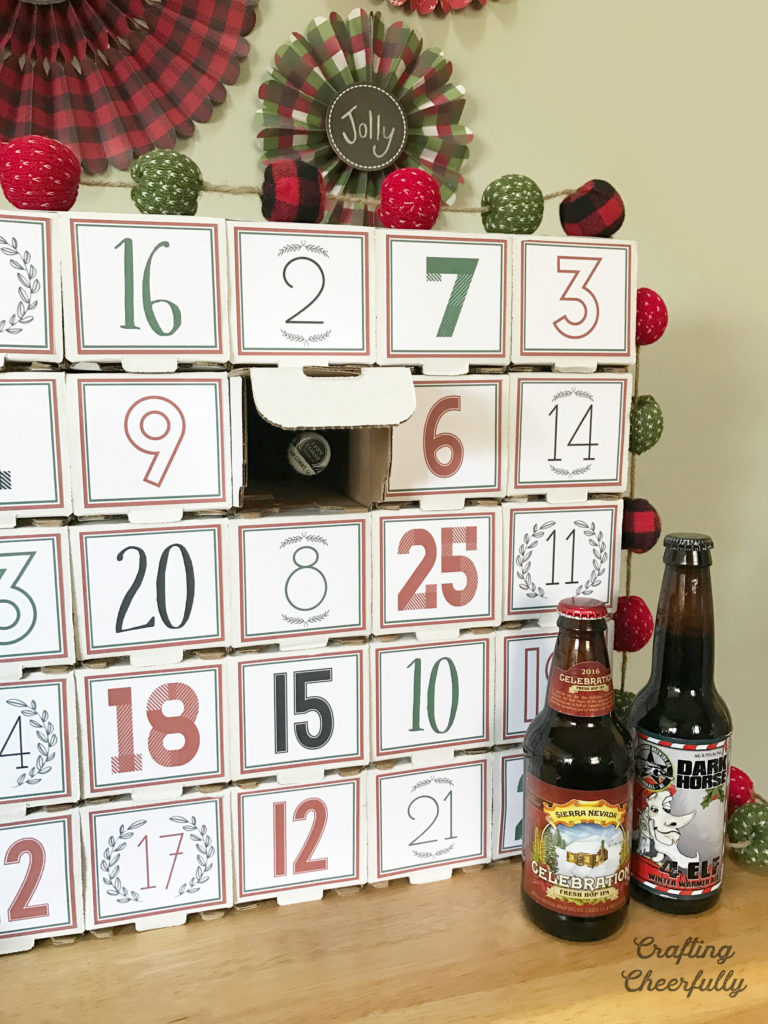 homemade advent calendar for husband