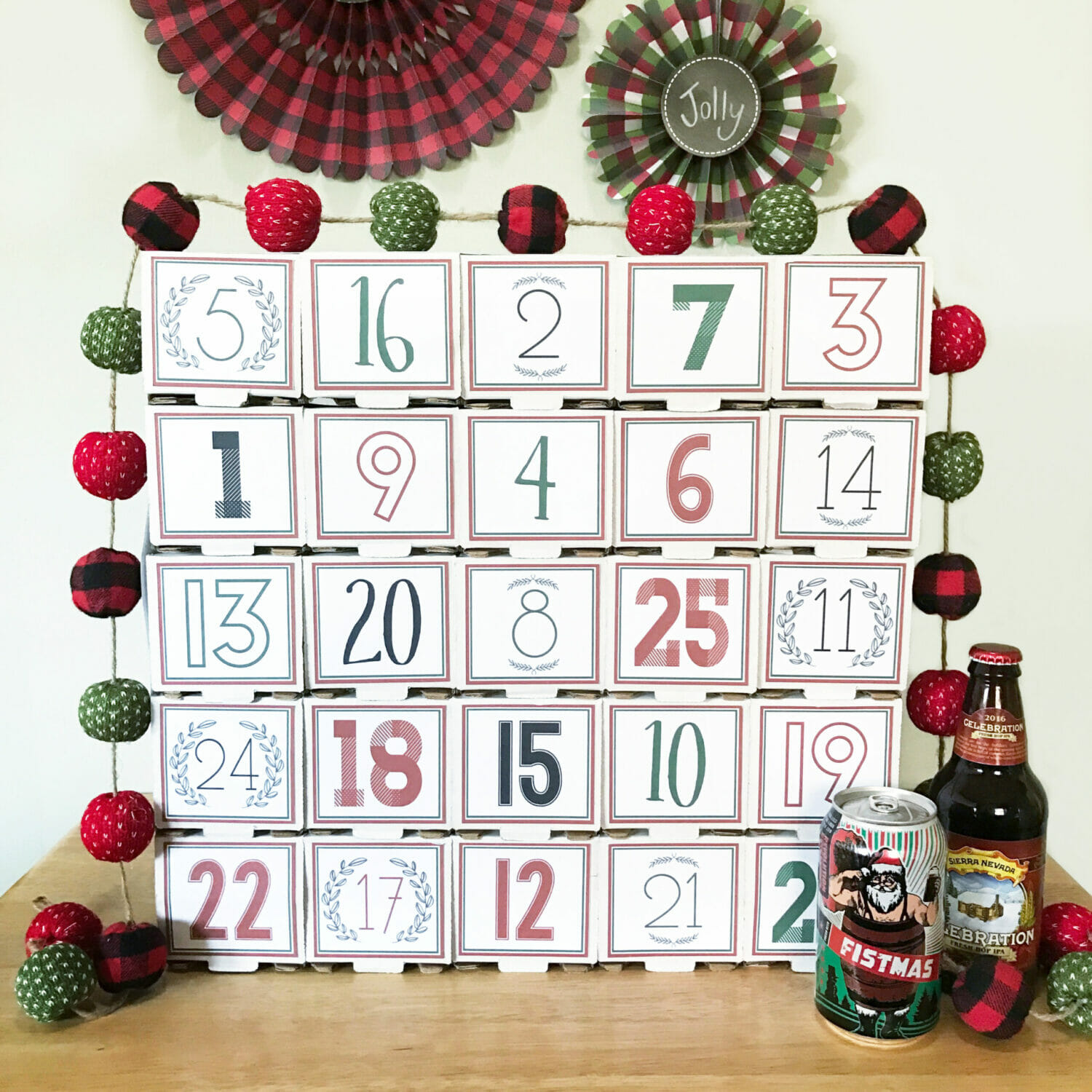 DIY Beer Advent Calendar - Crafting Cheerfully