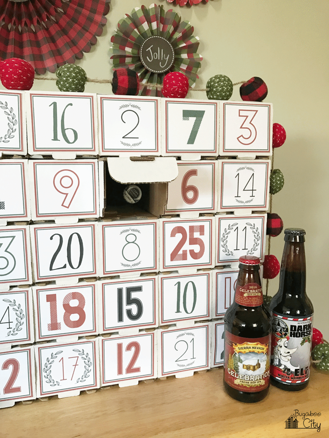 DIY Beer Advent Calendar - Crafting Cheerfully