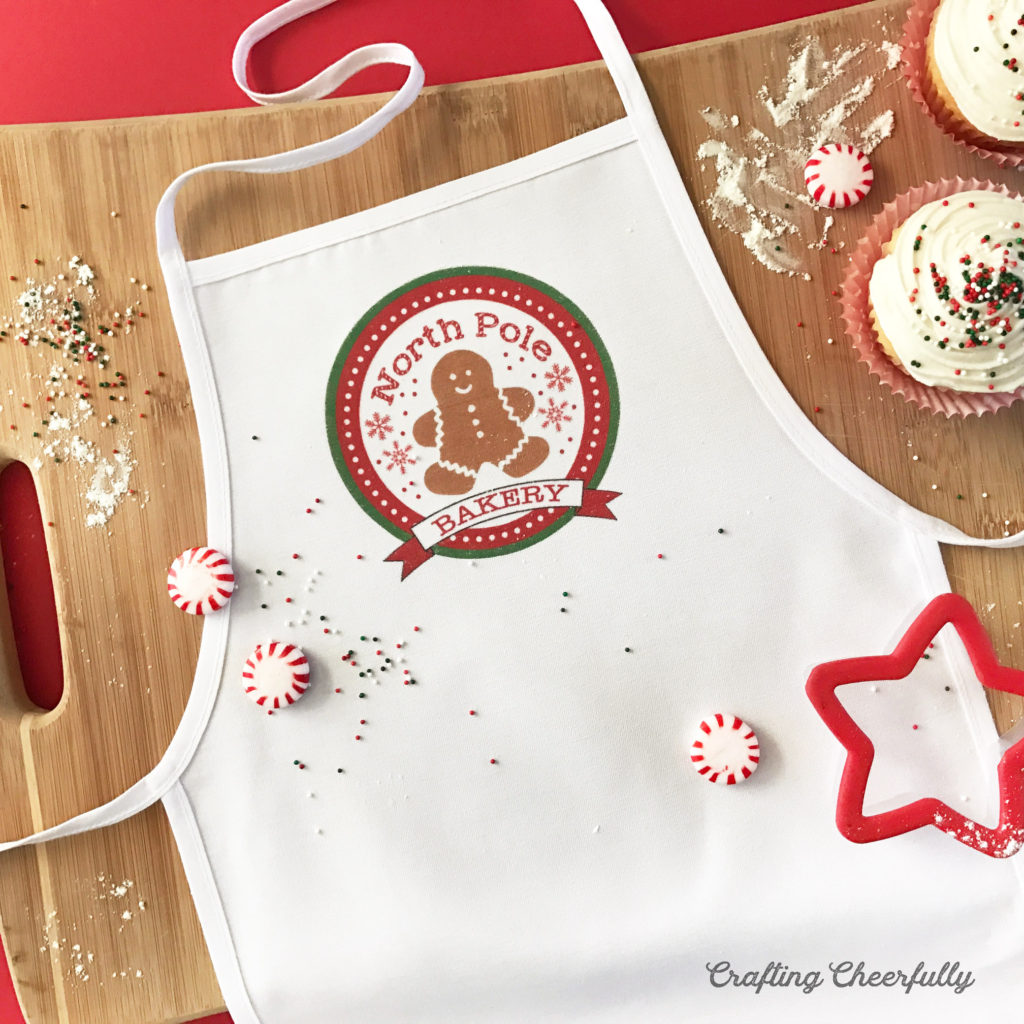 Download Children S No Sew Christmas Apron PSD Mockup Templates