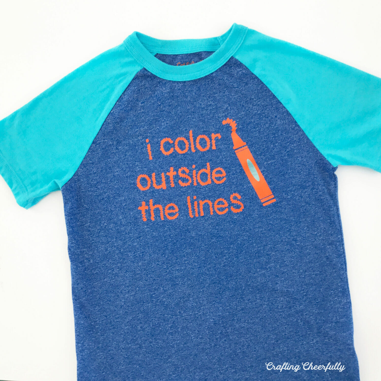 DIY Children's TShirt with Cricut IronOn Crafting Cheerfully