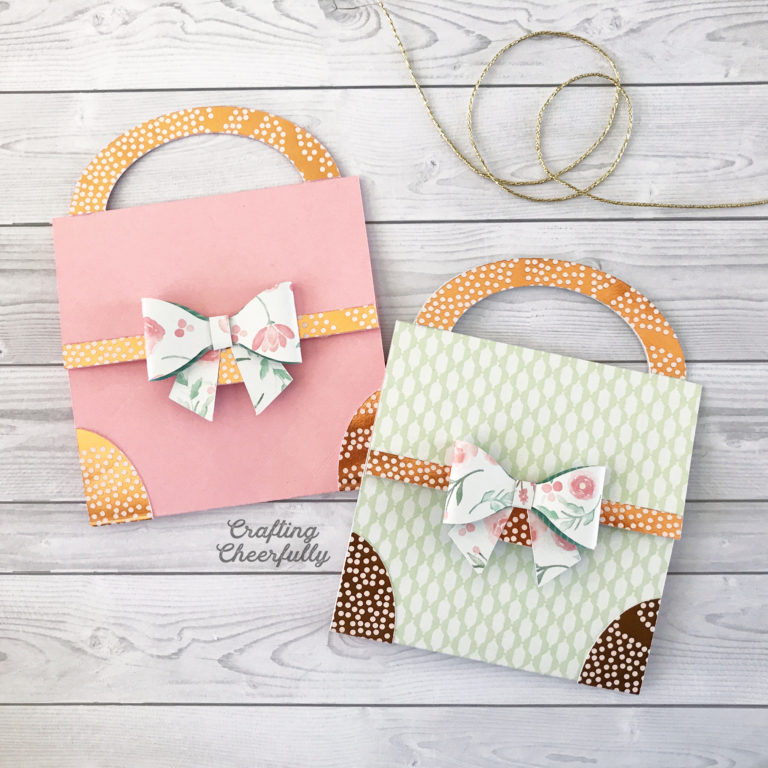 Paper Purse Card - Crafting Cheerfully