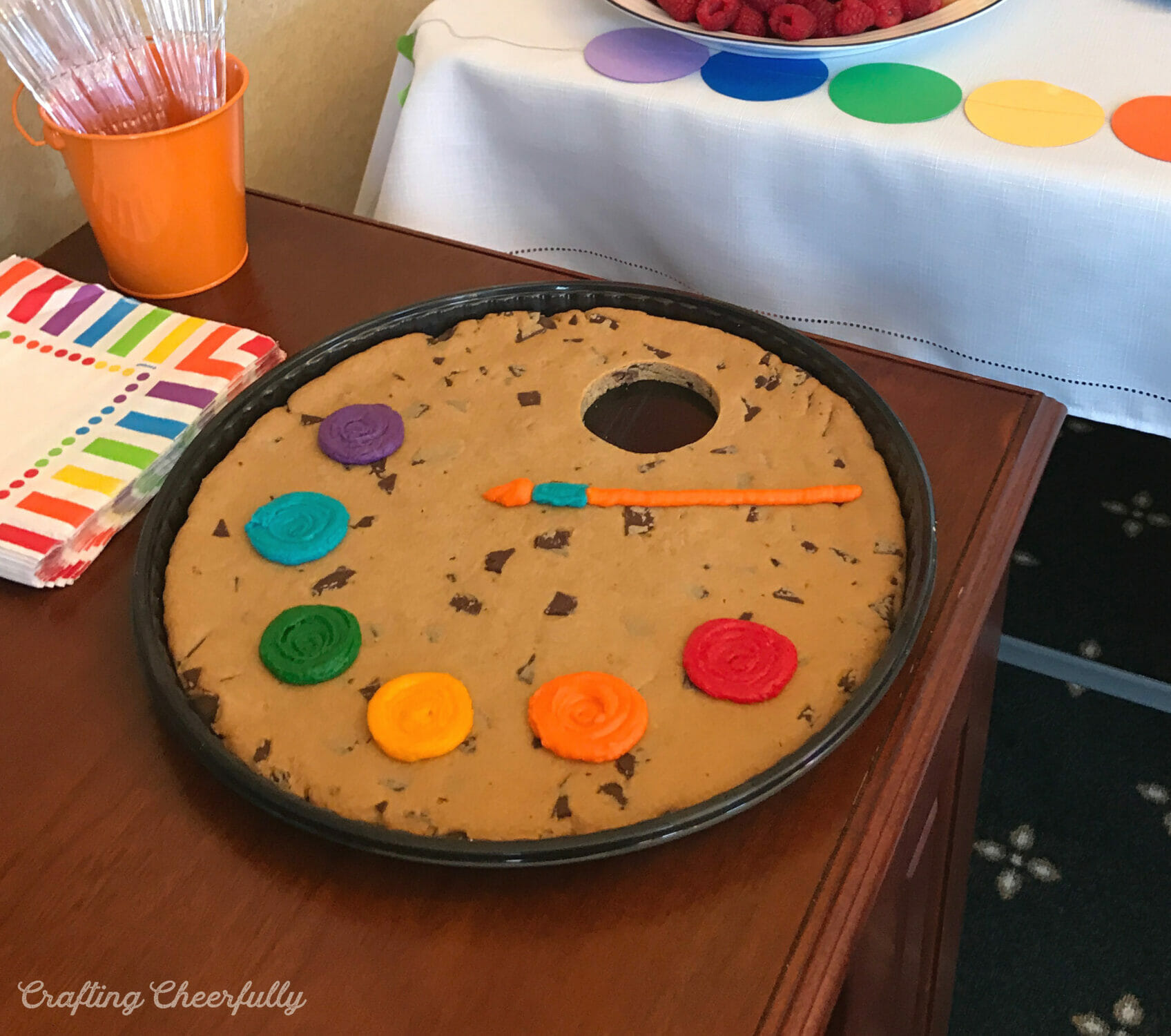 DIY Art Color Birthday Party - Crafting Cheerfully