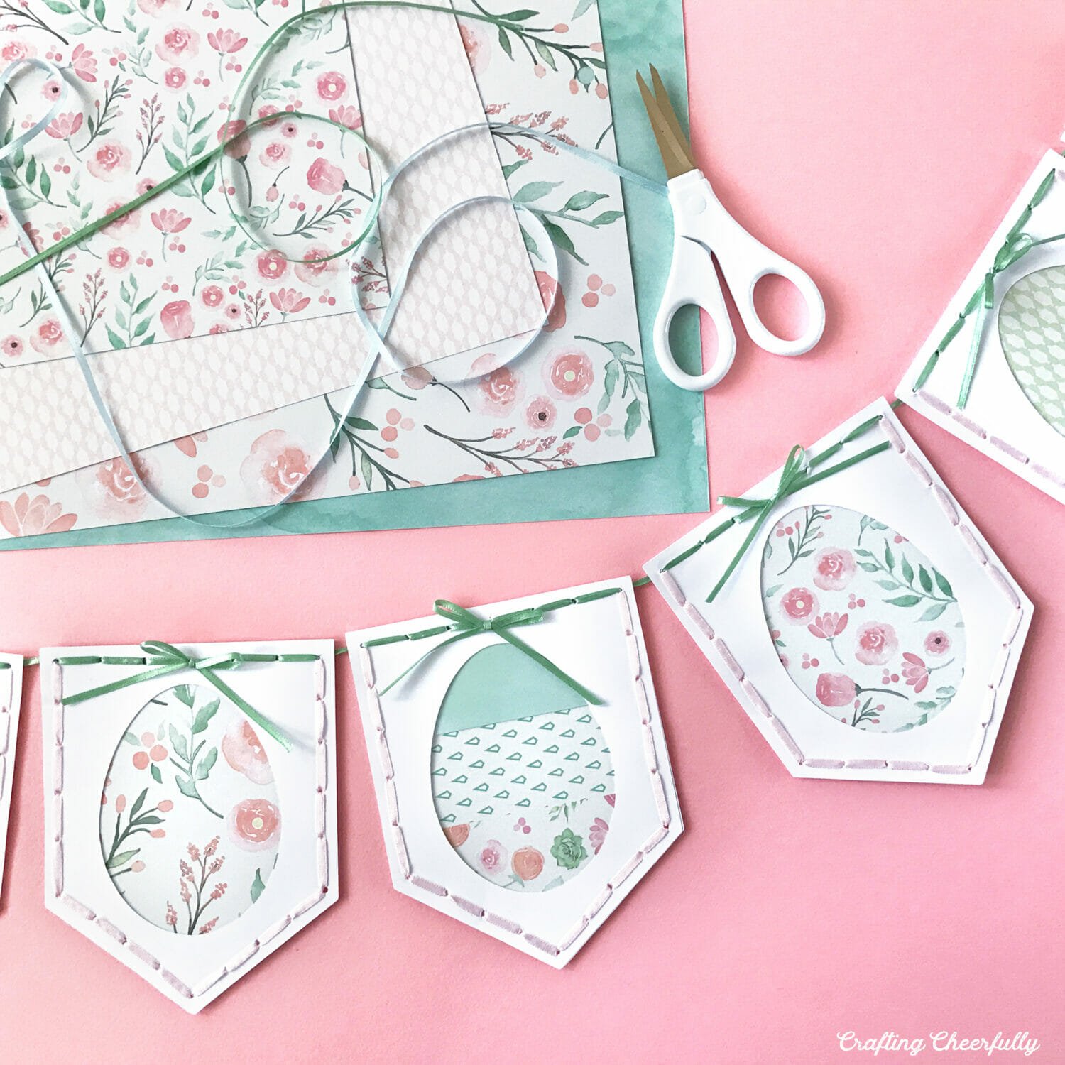 DIY Paper Easter Egg Banner