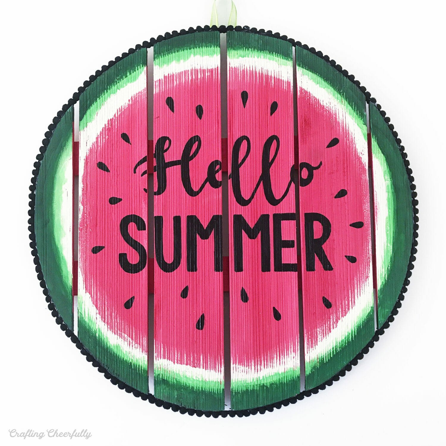 Watermelon Hello Summer Sign