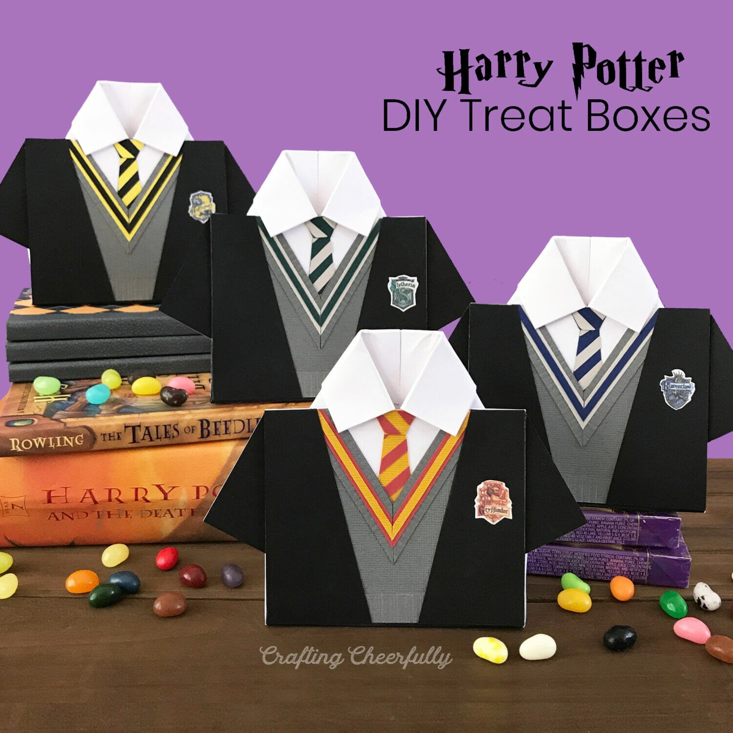 Harry Potter Hogwarts 5 stencils - Gryffindor Ravenclaw Slytherin Hufflepuff