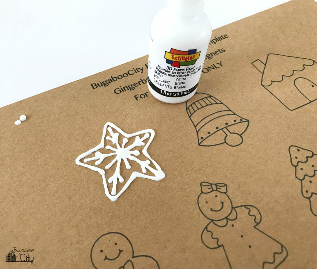 DIY Gingerbread Holiday Magnets