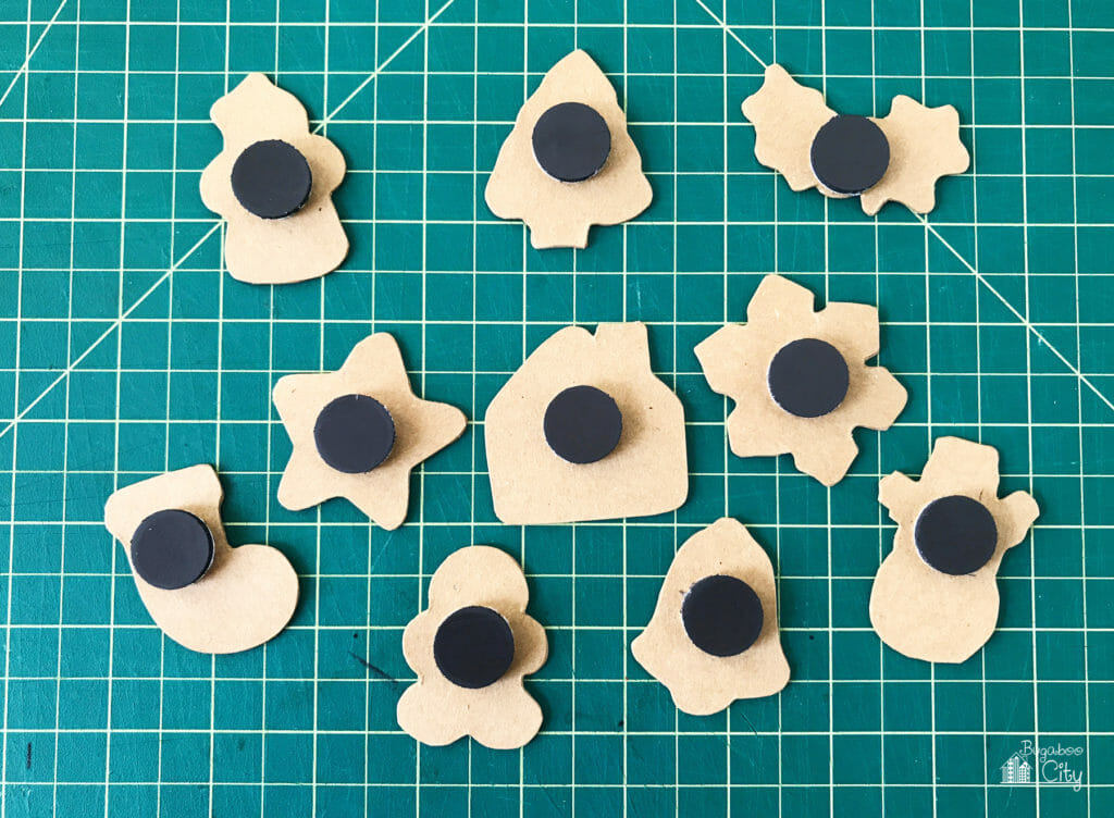 DIY Gingerbread Holiday Magnets