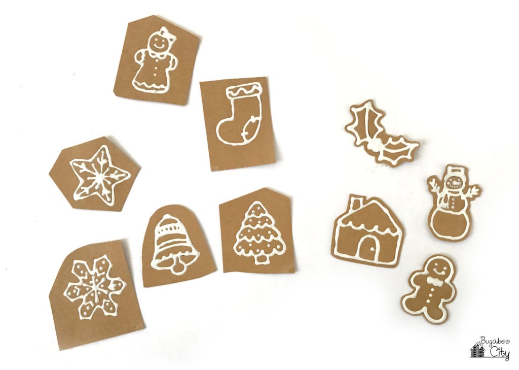 DIY Gingerbread Holiday Magnets