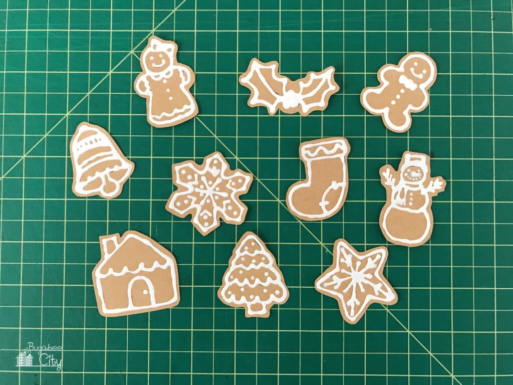 DIY Gingerbread Holiday Magnets