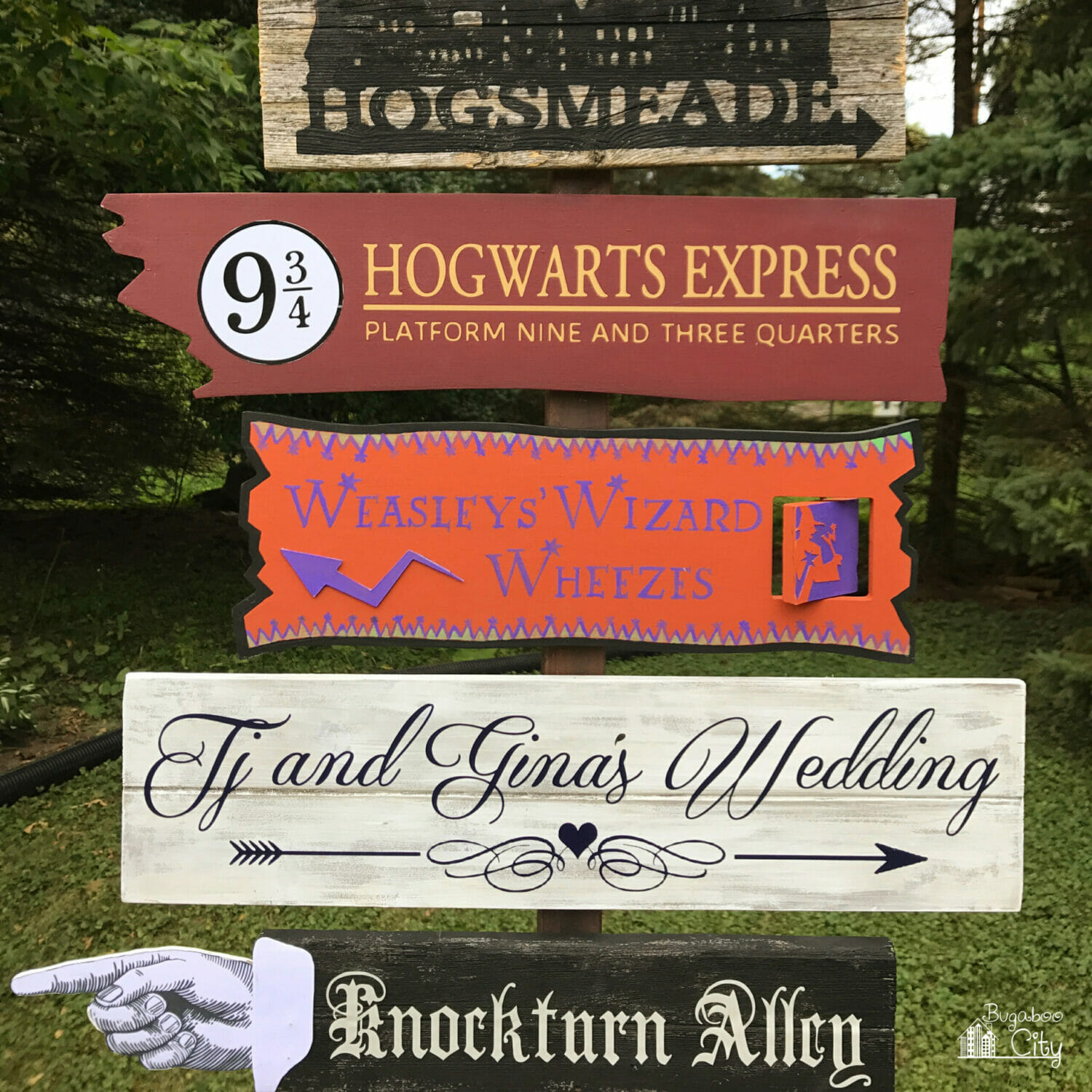 Download How To Make A Diy Harry Potter Directional Sign For A Wedding Or Party