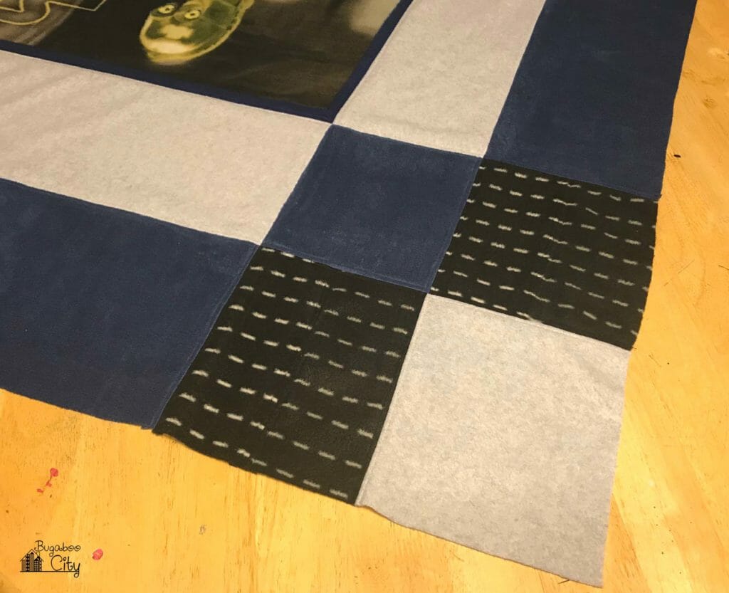 DIY Star Wars Fleece Quilt with Free Pattern