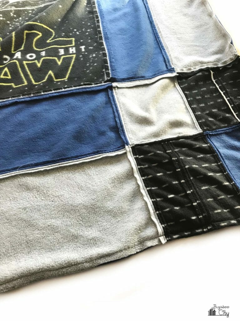 DIY Star Wars Fleece Quilt with Free Pattern