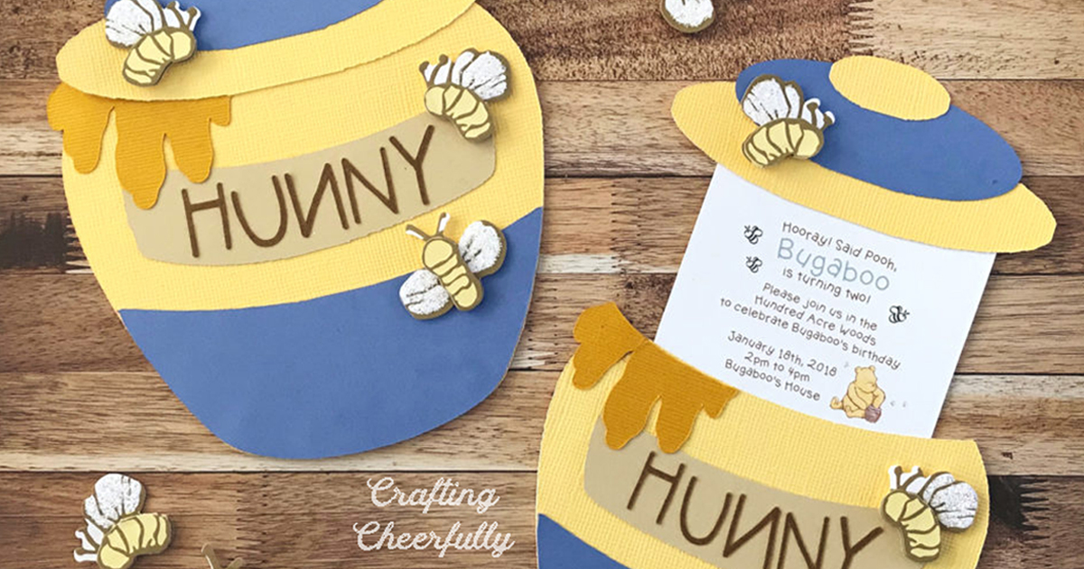 Download Diy Honey Pot Slider Card And Party Invitation Crafting Cheerfully