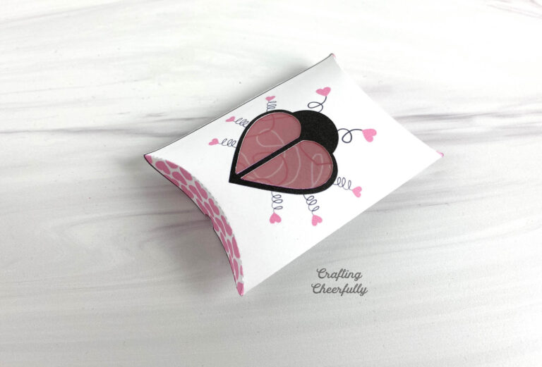 Love Bug Pillow Boxes Valentine's Day Printables Crafting Cheerfully