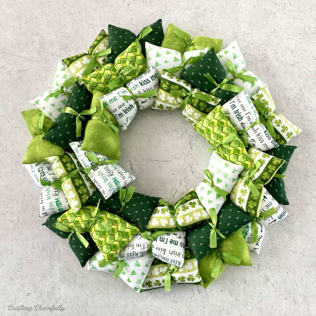 Pillow Wreaths Ideas and Tutorials Crafting Cheerfully
