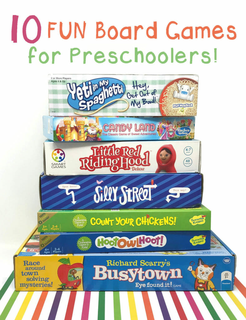 10 Fun Board Games for Preschoolers! - Crafting Cheerfully