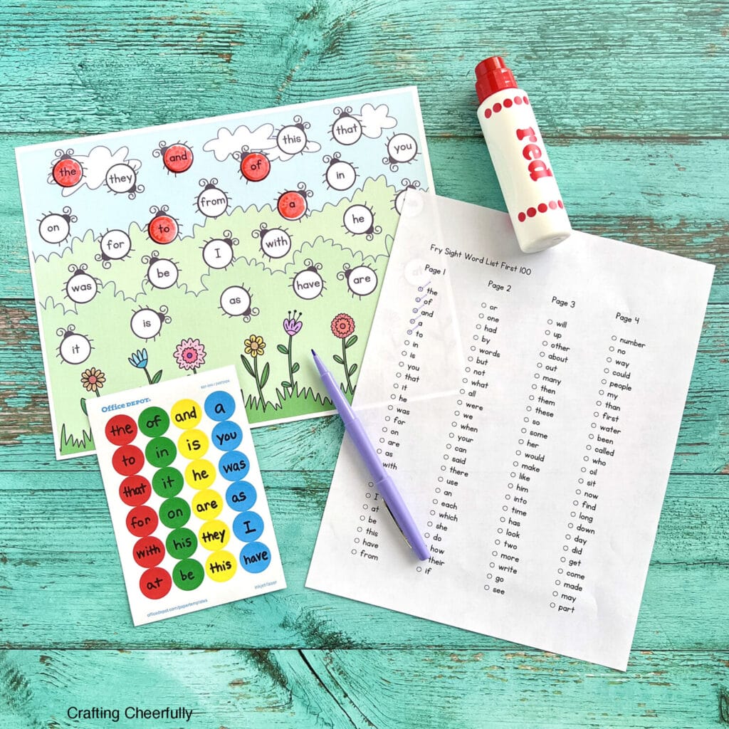 Garden Dot Activity Pages - Crafting Cheerfully