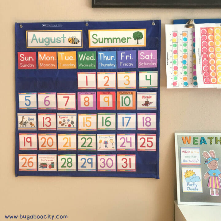 Image for DIY Calendar Pocket Chart