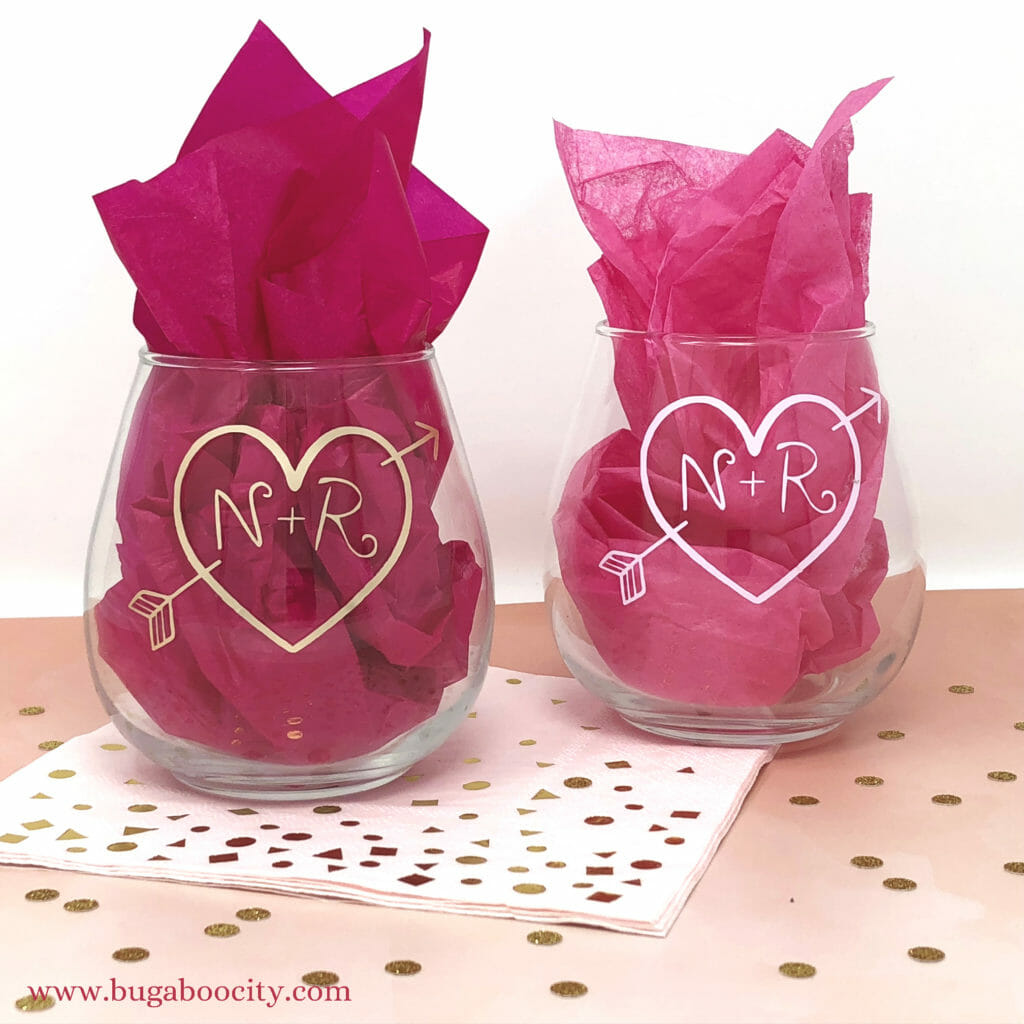 Diy Wedding Shower Wine Glasses With Free Svg Cut File Crafting Cheerfully