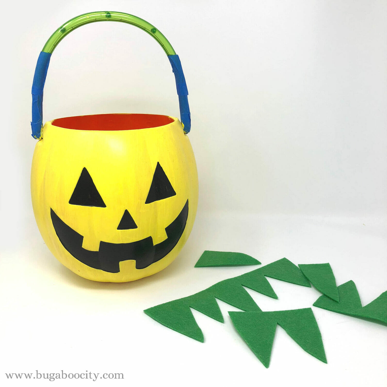 DIY Pineapple Jacko'Lantern Treat Bucket Crafting Cheerfully