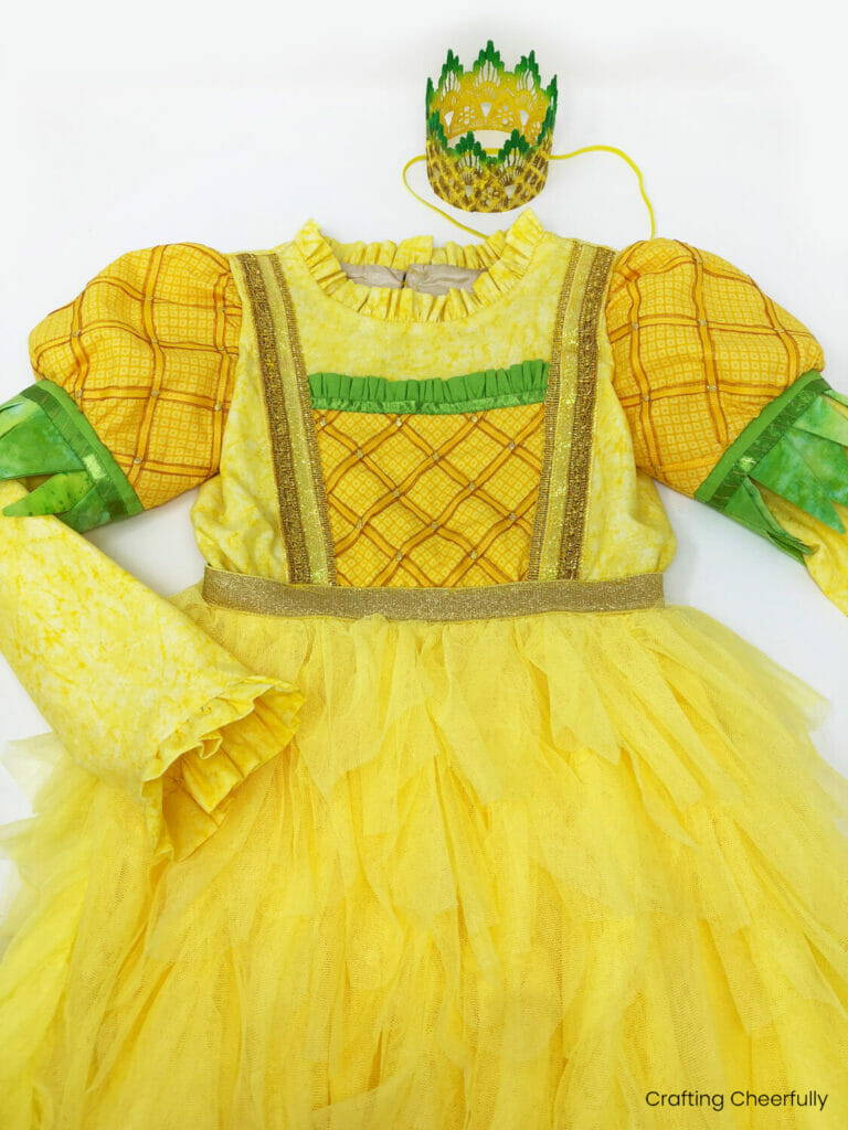 Pineapple Princess Halloween Costume Crafting Cheerfully