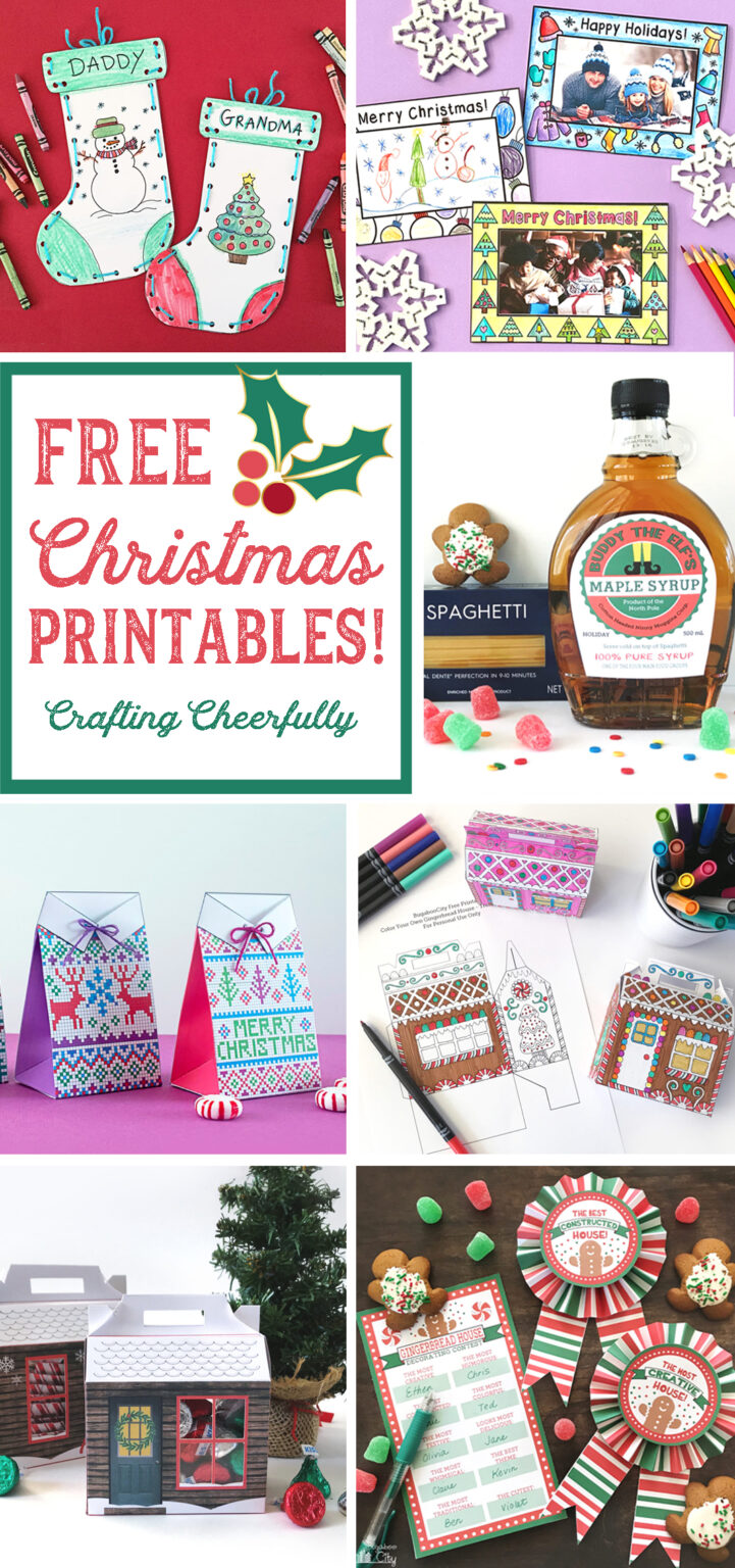 Free Christmas Printables! - Crafting Cheerfully