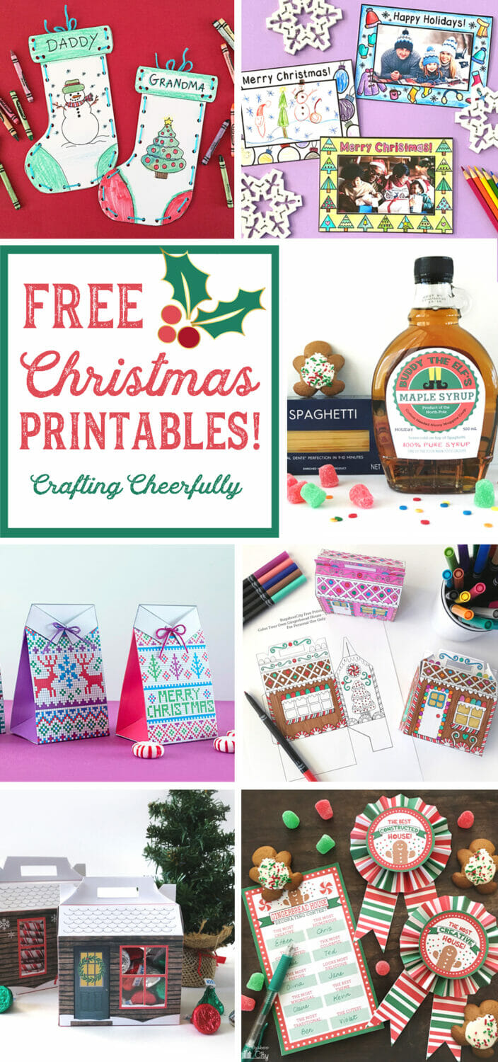 Free Christmas Printables! - Crafting Cheerfully