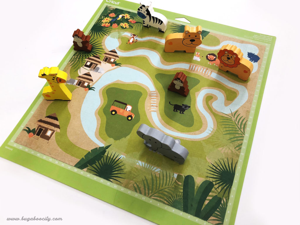 DIY Small World Play Mats made from recycled Cricut cutting mats