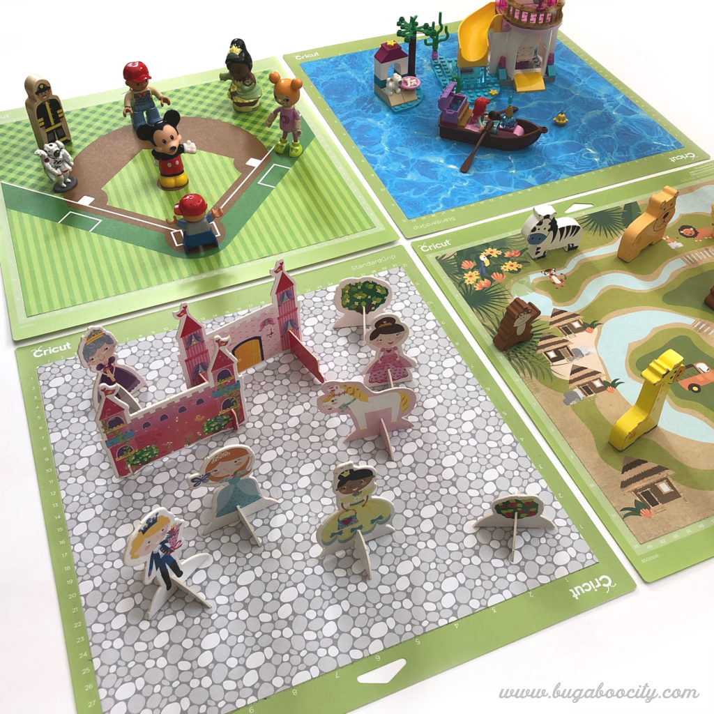 DIY Small World Play Mats - Crafting Cheerfully