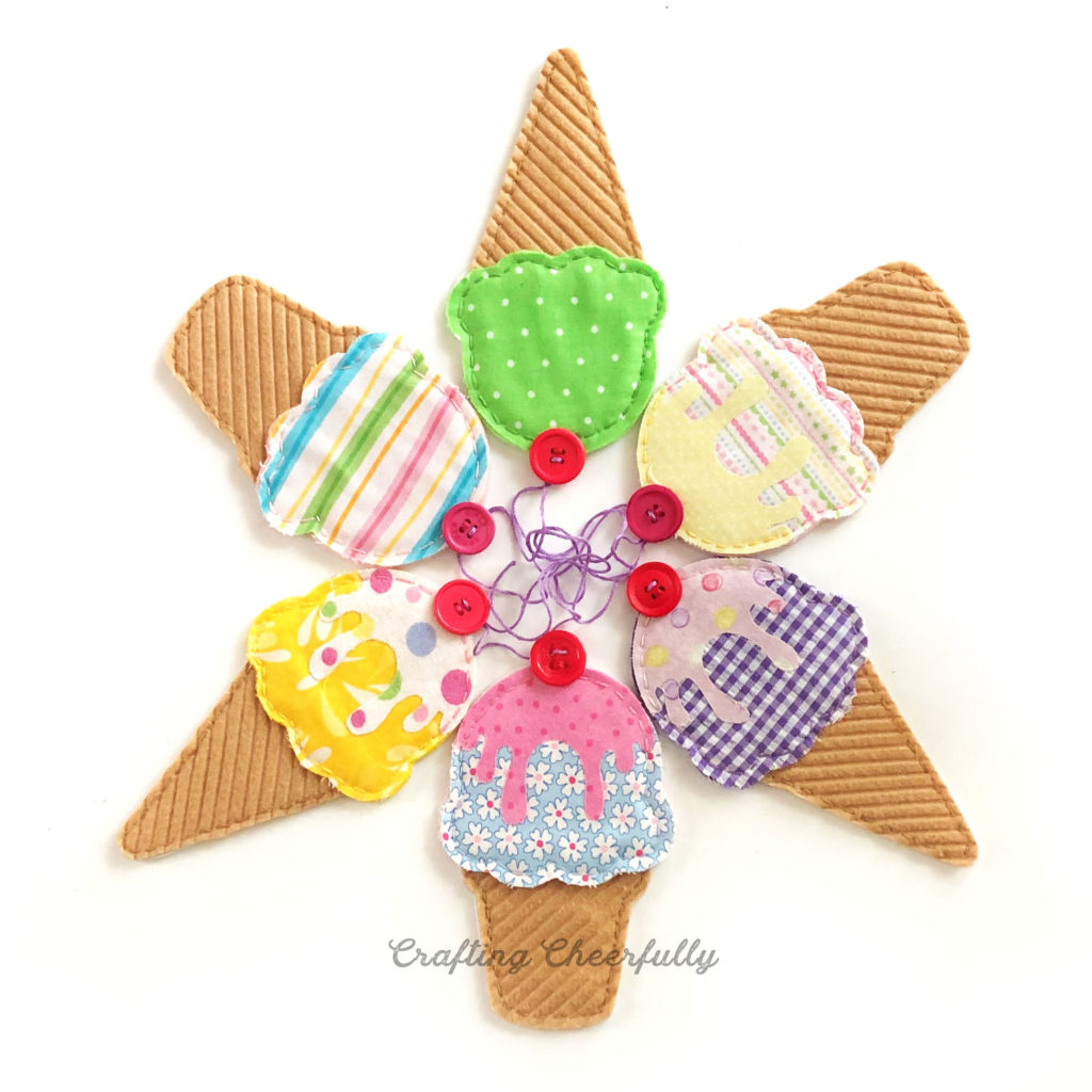 Diy Ice Cream Cone Banner With Free Templates Crafting Cheerfully