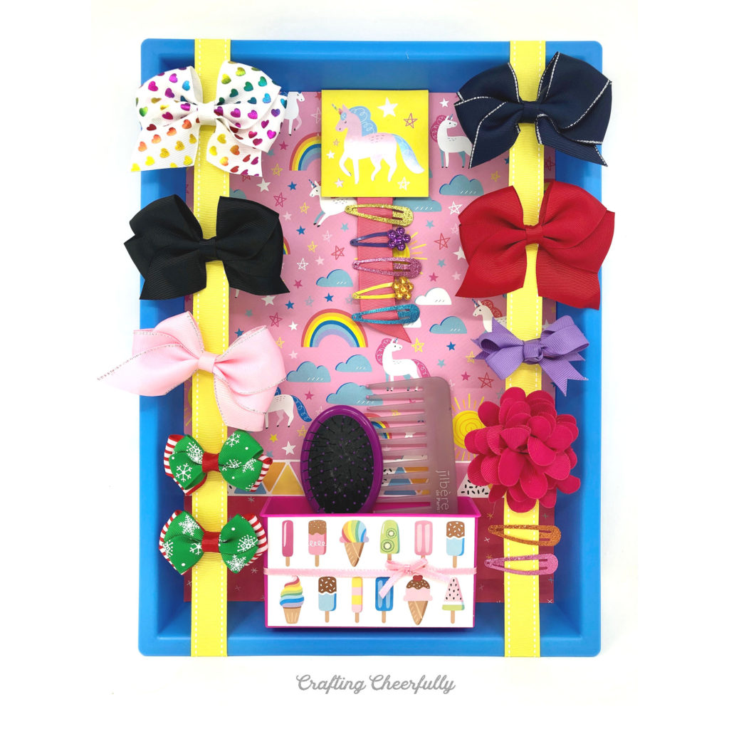 DIY Bow Holder for Hair Accessories - Crafting Cheerfully